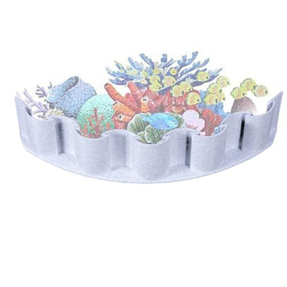 Aquarium Substrate Divider – Fish Tank Fence | Aquarium Accessories Decorative Board | Sand Water Grass Mud Separator | Planted Aquarium-Landscaping Panel for Fish Tank Isolation - style: B
