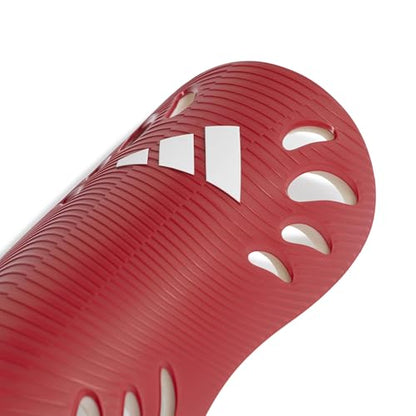 adidas Unisex Adiflex Soccer Shin Guards - color: Team Power Red /White, size: Small