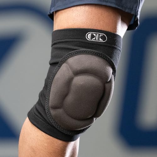 Cliff Keen Impact Bubble Wrestling Knee Pad (White/Charcoal) - color: White / Charcoal