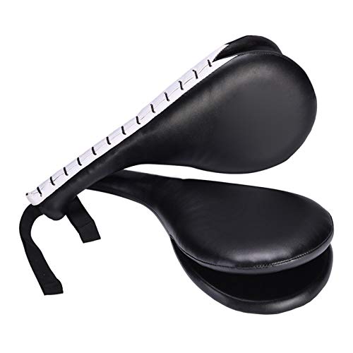 Martial Arts Training Target for Kickboxing and Karate, a Double Kick Pad with Two Striking Leaves for TKD Practice Kicking Pad Drills for Adults and Youth