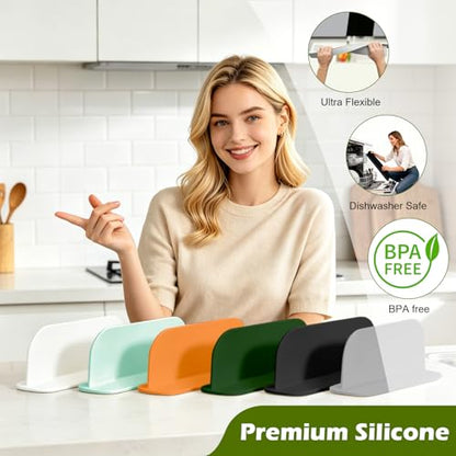 Sink Splash Guard, 19.29" Kitchen Water Protector with Self-Adhesive Silicone, Dishwasher Safe Silicone for Sink, Countertop & Bathroom(Orange)