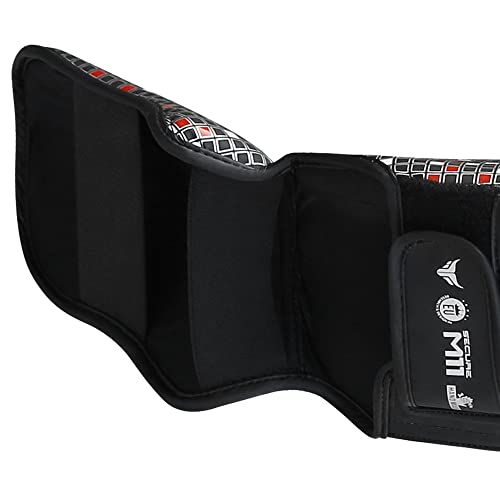 Mytra Fusion Shin Guards MMA, Muay Thai Shin Guards – Shin Instep Protection for Kickboxing, Training, BJJ, Sparring, Boxing Gear and Martial Arts - color: Black, size: X-Large