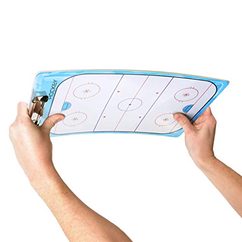 GoSports Premium Dry Erase Coaches Clipboards – Basketball, Baseball, Football, Soccer, Hockey, Volleyball, Lacrosse - color: Hockey