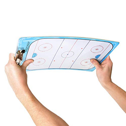 GoSports Premium Dry Erase Coaches Clipboards – Basketball, Baseball, Football, Soccer, Hockey, Volleyball, Lacrosse - color: Hockey