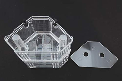 Aquarium Fish Breeder Box for Hatchery, Isolator, Injured Fish, Shrimp Clownfish (BX-007) - size: BX-007