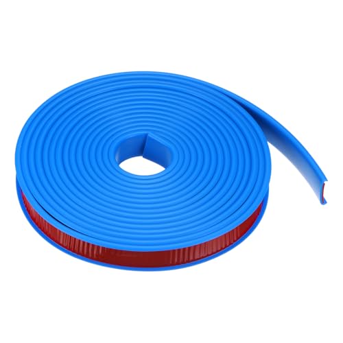 HARFINGTON U-Shape Edge Banding 25/32" x 20ft (20mm x 6M) Self Adhesive TPE Flexible Veneer Tape Soft Edge Strip Protector for Furniture Cabinet Table Protection Repair, Blue - color: Blue, size: 25/32" (20mm)