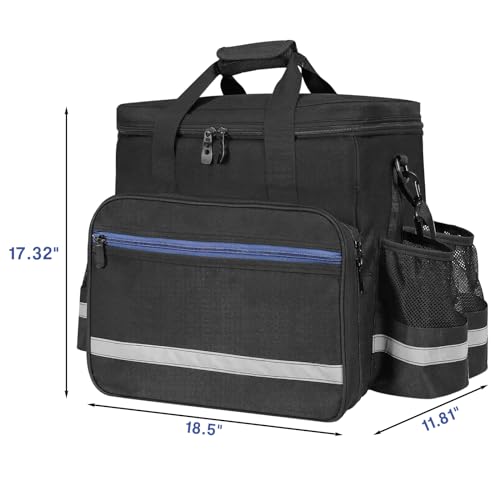 ORKELS Propane Heater Carrying Case for Mr. Heater MH18B & Big Buddy, with Multiple Pockets & Anti-slip Bottom for Camping, RV Travel, Ice Fishing, Bag Only