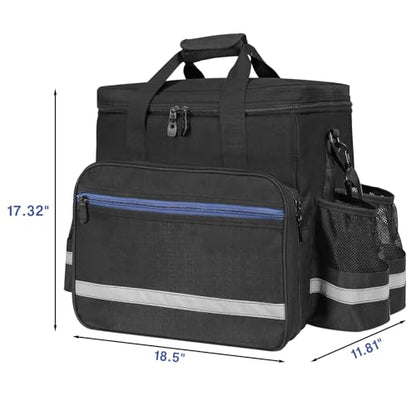 ORKELS Propane Heater Carrying Case for Mr. Heater MH18B & Big Buddy, with Multiple Pockets & Anti-slip Bottom for Camping, RV Travel, Ice Fishing, Bag Only