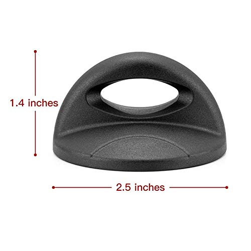 Universal Pot Lid Replacement Knobs, Heat Pan Lid Holding Handles (2 Pack), Small