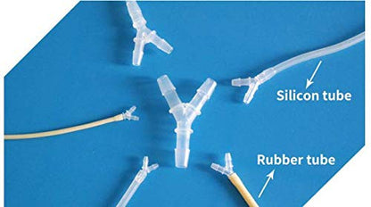 Plastic Barb Equal Y Tee 5/8" hose ID Polypropylene pipe connectors Plastic Joint Splicer Mender Adapter Union Boat Water Air Aquarium O2 Fuel (pack of 3) - size: 5/8 Inch, style: Pack of 3