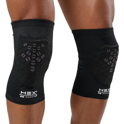 McDavid HEX Viz knee/Elbow Pad Pair Black/Grey XS - color: NEW Black, size: X-Small