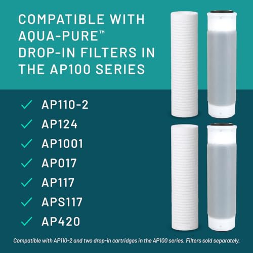 3M Aqua-Pure Stainless Steel Water Filter Housing SST2HB, Uses 2-High Standard Drop-in Water Filter Cartridges, Heavy Duty Construction, Built to Last - style: SST2HB Stainless Steel Housing