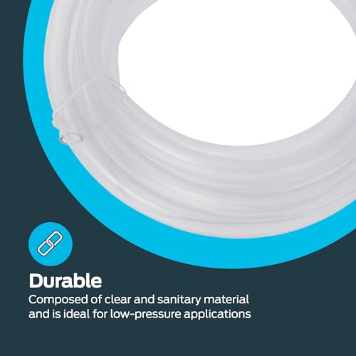 Eastman 3/8 Inch ID (1/2 Inch OD) PVC Clear Vinyl Tubing, 10 Foot Length, 98620 - size: 3/8 in. ID x 1/2 in. OD, style: 10 Ft.