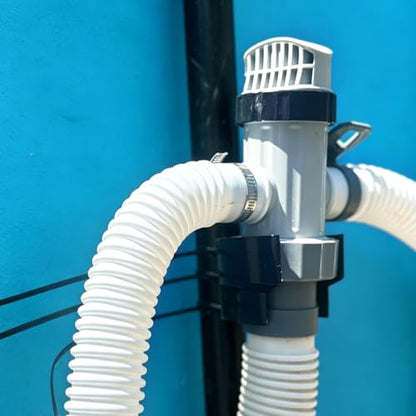 Swimming Pools Plunger Valve Bracket, Pool Hose Holder, Pool Valve Support, Pool Accessories for Above Ground Pools, Compatible with Intex Pool(with Zip Ties)