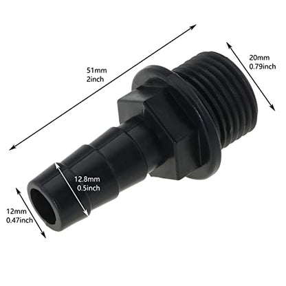 5IN1 Nozzles Kit for Fountain Pump, Aquarium, Fish Tank, Pond, Hydroponics, Statuary Accessories 5 Sizes