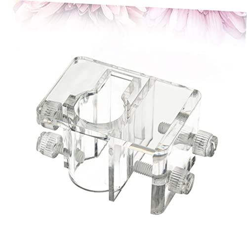 BESPORTBLE Aquarium Fixed Clip Water Pipe Clamp in Acrylic for Fish Tank Hose (Size s 5-20mm)