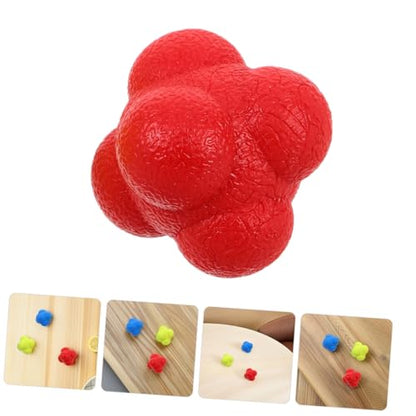 Toyvian 6pcs Reaction Speed Training Balls Enhance Hand Eye Coordination and Reflexes for Sports and Fitness and Elastic Reaction Balls for Kids and Adults