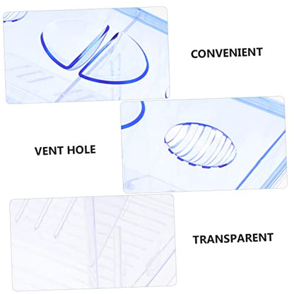 BESPORTBLE Transparent Fish Breeding Box Double-Layer Fry Hatching Container with Air for Efficient Fish Incubation and Space-Saving Design for Aquarium Use