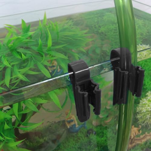 2pcs Fish for Tank Mounting Clip Water Pipe Hose Holder for Aquarium Air Pump Aquarium Pumps and Filters (2pcs)