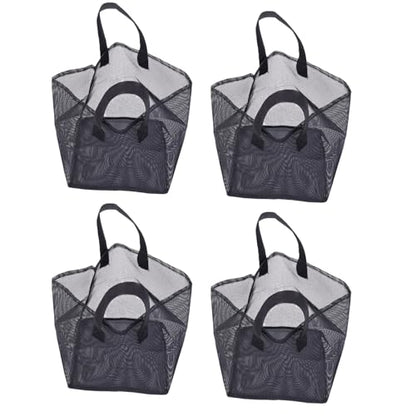 4PCS Aquatic Plant Pots, Reusable PVC Pond Planting Bags with Sturdy Handles, Aquatic Plant Baskets, Grow Bags for Island Live Aquarium Flowers, Convenient to Storage (Square) - size: Square