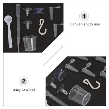 FRCOLOR Brine Shrimp Incubating Box with Suction Cup Mini Shrimp Hatchery Tank for Artemia Eggs Hatching and Breeding Easy to Use 6.10X2.36X2.36 Inches
