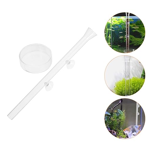 LIOOBO 1set Fish Feeder Transparent Shrimp Device for Fish Tank Multi-Functional Aquarium Supplies Box
