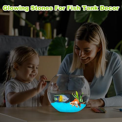 800pcs 5-8mm White Glow in The Dark Garden Pebbles Stones 5-8mm Luminous Stones Glow in The Dark Rocks Outdoor Glow Pebbles Aquarium Rocks for Garden Path Walkway Yard Fish Tank Plant Pots - size: 800, style: White