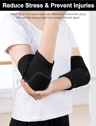 SUJAYU A Pair Elbow Pads Volleyball Arm Sleeves, Tandem Elbow Pads Volleyball Arm Pads Elbow Protector Tennis Basketball - color: Grey, size: Small