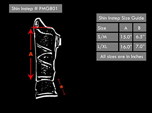 Strike Shin Instep - Boxing MMA Muay Thai Karate Training Protection - color: Black, size: Small-Medium