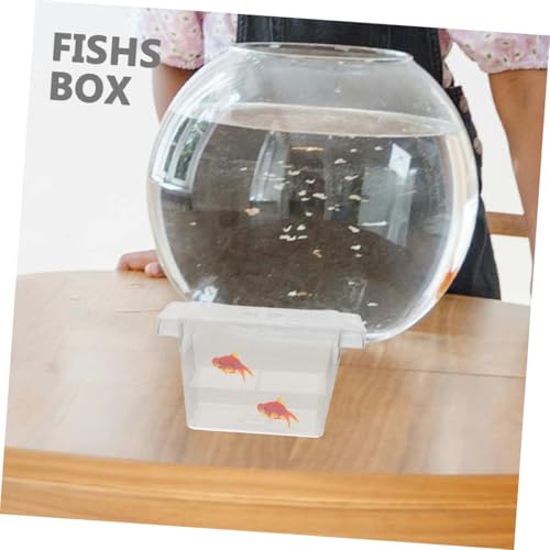 Hemoton 4pcs Floating Betta Fish Incubator Box Separator Breeder Box for Fish Tank Fry Breeding Case for Aquarium