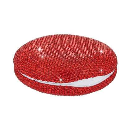 Retainer Case Cute Mouse Guard Case Slim Aligner Case Compatible with Invisalign Bling Night Guard Case Orthodontic Retainer Box Magnetic Denture Holder (Red) - color: red