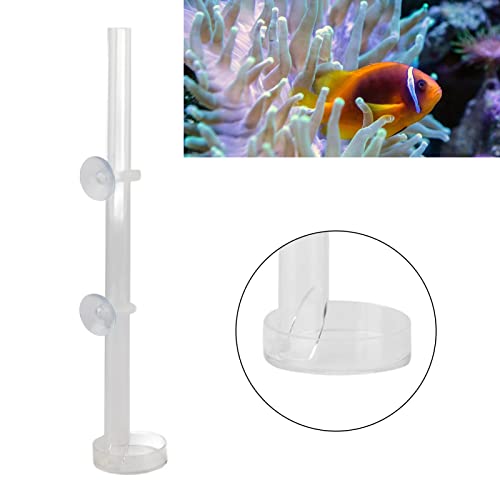 Pssopp Aquarium Fish Shrimp Feeder, Acrylic Clear Shrimp Feeding Tube Transparent Crystal Shrimp Feeding Tube and Dish Shrimp Feeder Tube Tray for Fish Aquarium