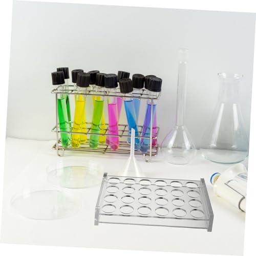 STOBAZA 4pcs -Slot Acrylic Test Tube Holder Stand Preroll Tubes for Laboratory