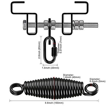 Dolibest Heavy Bag Hanger Bundle: Wall Ceiling Mount Hook with 360° Rotation & Heavy Duty I-Beam Hanger for Boxing, Muay Thai Training, and More (600 LB Capacity)
