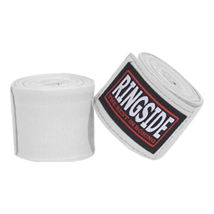 Ringside Mexican Style Boxing Hand Wraps 180" - color: White, size: 1 Pair
