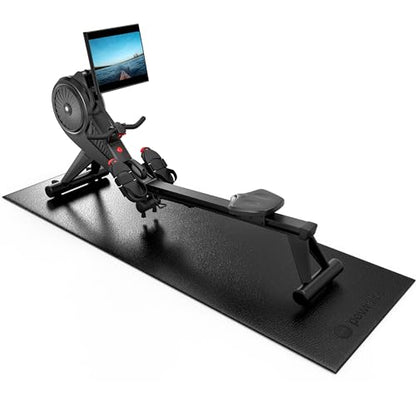 Powr Labs Rowing Machine Mat for Hydrow, Concept 2, Peloton Rower,Treadmill