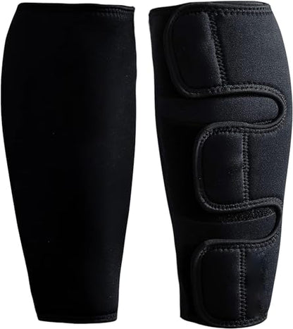 Weightlifting Deadlift Shin Guards, Calf Support Brace 5mm Thick Neoprene for EasyWear Deadlift Shin Guards,Training Pants and Tights, Ultimate Shin Protection