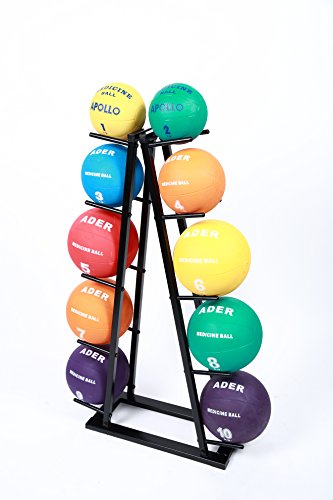 Ader Rubber Medicine Ball 1 Kg -10 Kg - size: 1-10 Kg + Rack