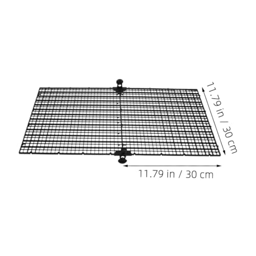 TOYANDONA 4Pcs Fish Tank Divider Board Plastic Grid Aquarium Covering for Betta Fish Separation Easy to Clean Versatile Barrier for Fish Safety and Habitat Expansion