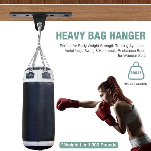 Heavy Bag Hangers Brackets, Heavy Duty Swing Hangers - size: 4 Holes Ceiling Anchor without Swivel