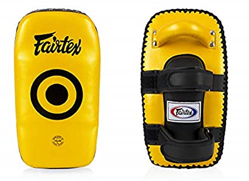 Fairtex KPLC5 Muay Thai Kickboxing Lightweight Thai Pads - color: Gold