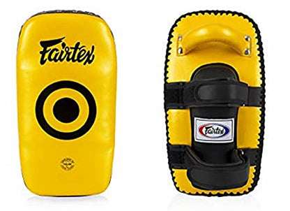 Fairtex KPLC5 Muay Thai Kickboxing Lightweight Thai Pads - color: Gold