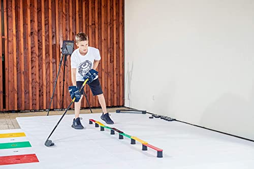 Hockey Revolution Lightweight Stickhandling Training Aid, Equipment for Puck Control, Reaction Time and Coordination - style: MY ENEMY LIT