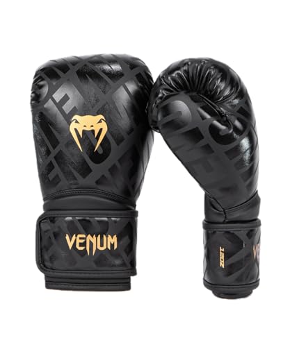 Venum Contender 1.5 Boxing Gloves - color: Black/Gold, size: 10-Ounce