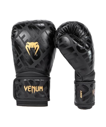 Venum Contender 1.5 Boxing Gloves - color: Black/Gold, size: 12-Ounce
