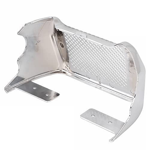 Chrome Oil Cooler Cover Case with Bracket for Harley Touring Road King FLHR Street Glide FLHX Road Glide FLHXS FLTRX FLTRXS 2017-2023 - color: Chrome