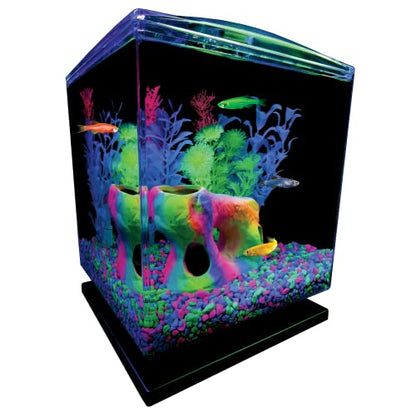 GloFish Aquarium Gravel, Pink/Green/Blue Mix, Complements GloFish Tanks, 5 Pounds