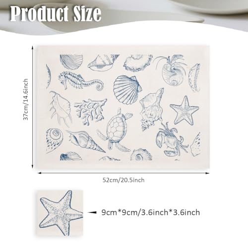 SUPERDANT 5PCS Marine Life Underglaze Paper Transfer Scallops Seahorses Turtles Transfer Paper for Clay Ceramic Porcelain Under Glaze Transfers for Pottery Enamel Decals Papers Handcrafted Gifts - style: Marine Life