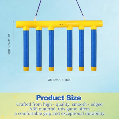 Reflective Drop Stick Challenge Game, Hand-Eye Coordination Reflex Training Toy with 3 Speed Modes, Interactive Catching Sticks Game