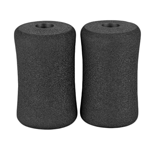 Sponge Foam Foot Pad Roller Pair, Used for Replacing Gym Exercise Equipment, Suitable for 1-inch Rod (Foam 4.53" X 2.56" Od X 0.87" Id) - color: Foam 4.53" X 2.56" Od X 0.87" Id